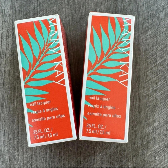 MARY KAY Tropical Mandarin NAIL LACQUER and Lagoon  • NEW - Picture 1 of 5